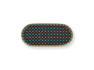 PIP STUDIO Berry Blues Milch- und Zuckertablett clover green 25x12cm Freisteller 1