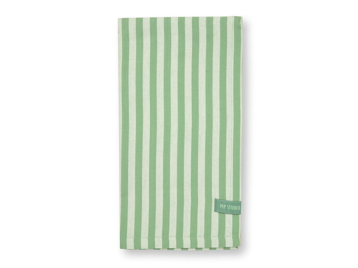 PIP STUDIO Light Green Geschirrtuch 65x65cm Set2 Freisteller 6