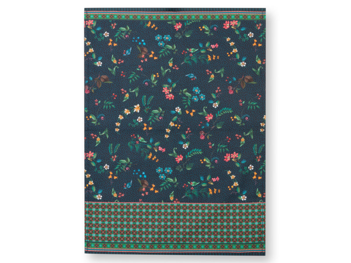 PIP STUDIO Berry Blues Geschirrtuch blau 50x70cm 2er Set Freisteller 2
