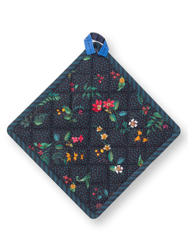 PIP STUDIO Square Berry Blues Topflappen blau 22cm Freisteller 1
