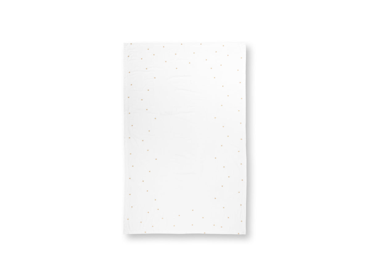 PIP STUDIO Dot Delight Tischdecke mit Stickerei Sterne gold 180x300cm Freisteller 2