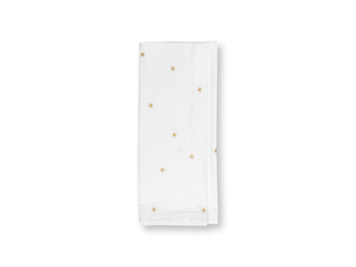 PIP STUDIO Dot Delight Tischdecke mit Stickerei Sterne gold 180x300cm Freisteller 3