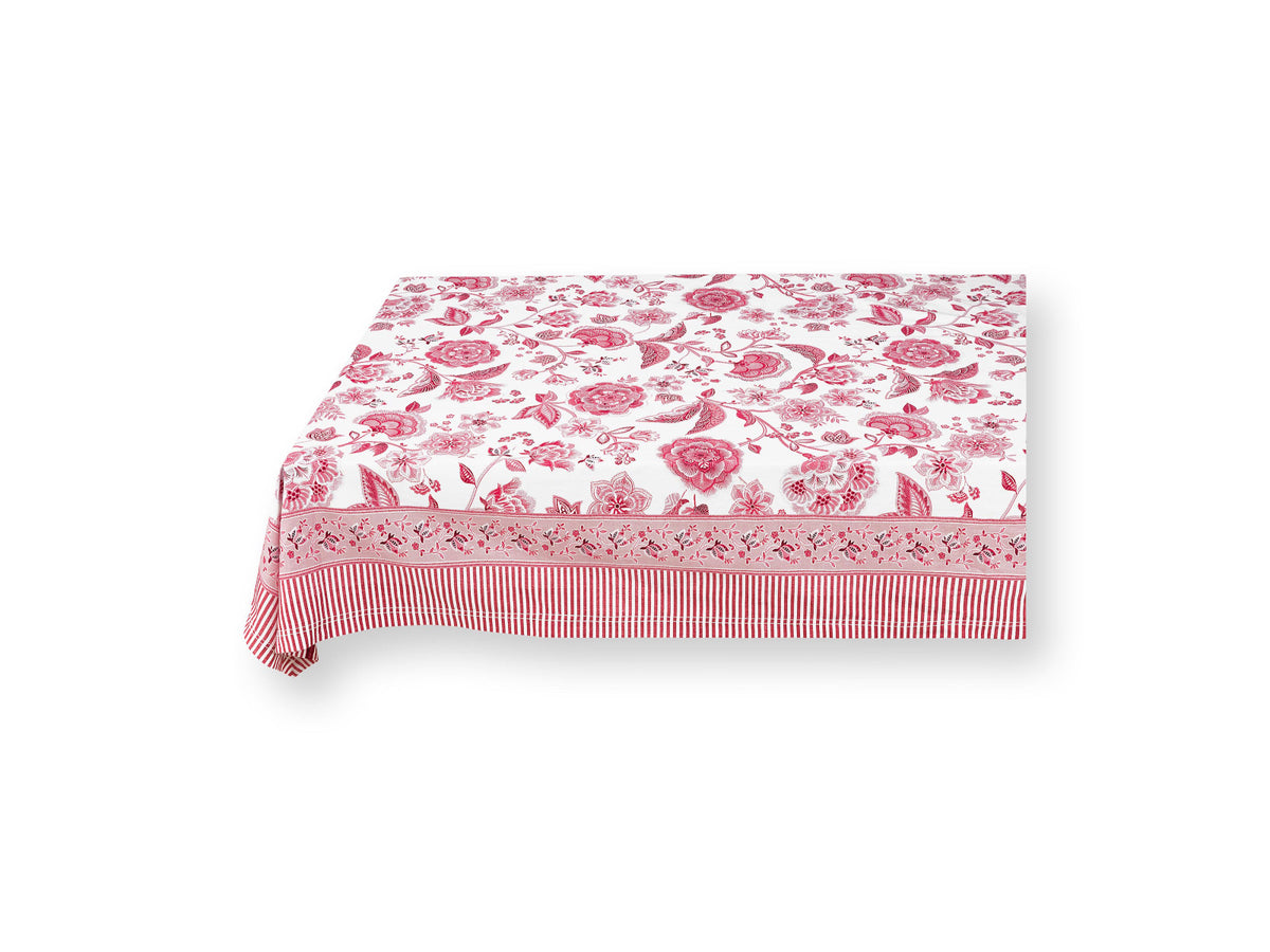 PIP STUDIO Royal Regal Flower Red Tischdecke 160x310cm Freisteller 1
