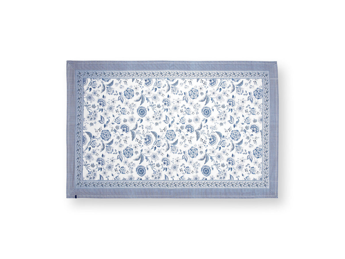PIP STUDIO Royal Regal Flower Blue Tischdecke 160x260cm Freisteller 2
