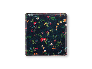 PIP STUDIO Berry Blues Metalltablett blau 30,5x30,5cm Freisteller 1