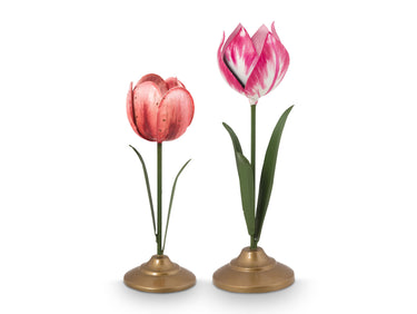 PIP STUDIO Metal Pink Kerzenständer Set2 Freisteller 1