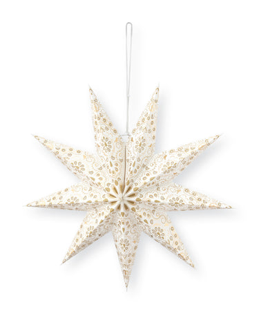 PIP STUDIO Weihnachtsstern Lampion weiß 60cm Freisteller