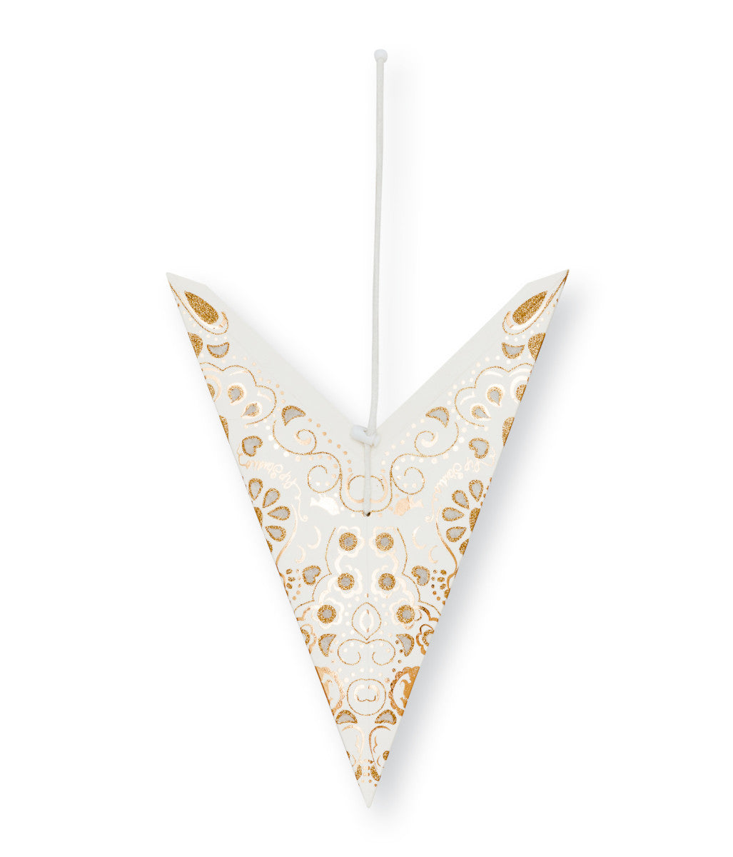 PIP STUDIO Weihnachtsstern Lampion weiß 60cm Freisteller