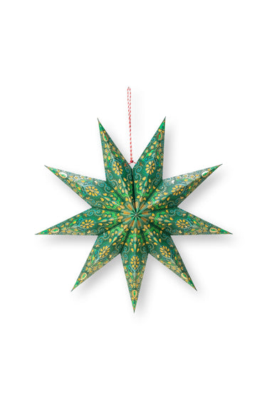 PIP STUDIO Christmas Weihnachtsstern dunkelgrün 60cm Freisteller 1