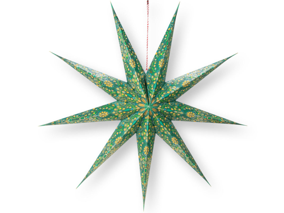 PIP STUDIO Christmas Weihnachtsstern dunkelgrün 110cm Freisteller 1