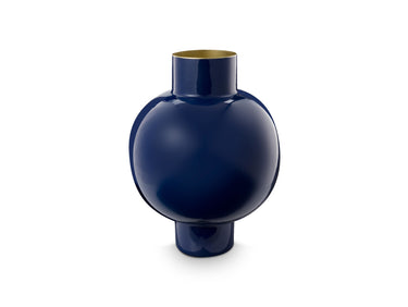 PIP STUDIO Vase Metall groß Royal blue 31,5x42cm Freisteller 1