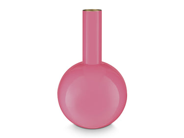 PIP STUDIO Vase Metal Medium Pink 19x33cm Freisteller 1