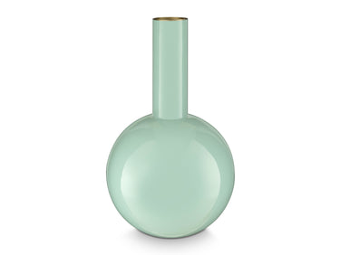 PIP STUDIO Vase Metal Medium Blue 19x33cm Freisteller 1