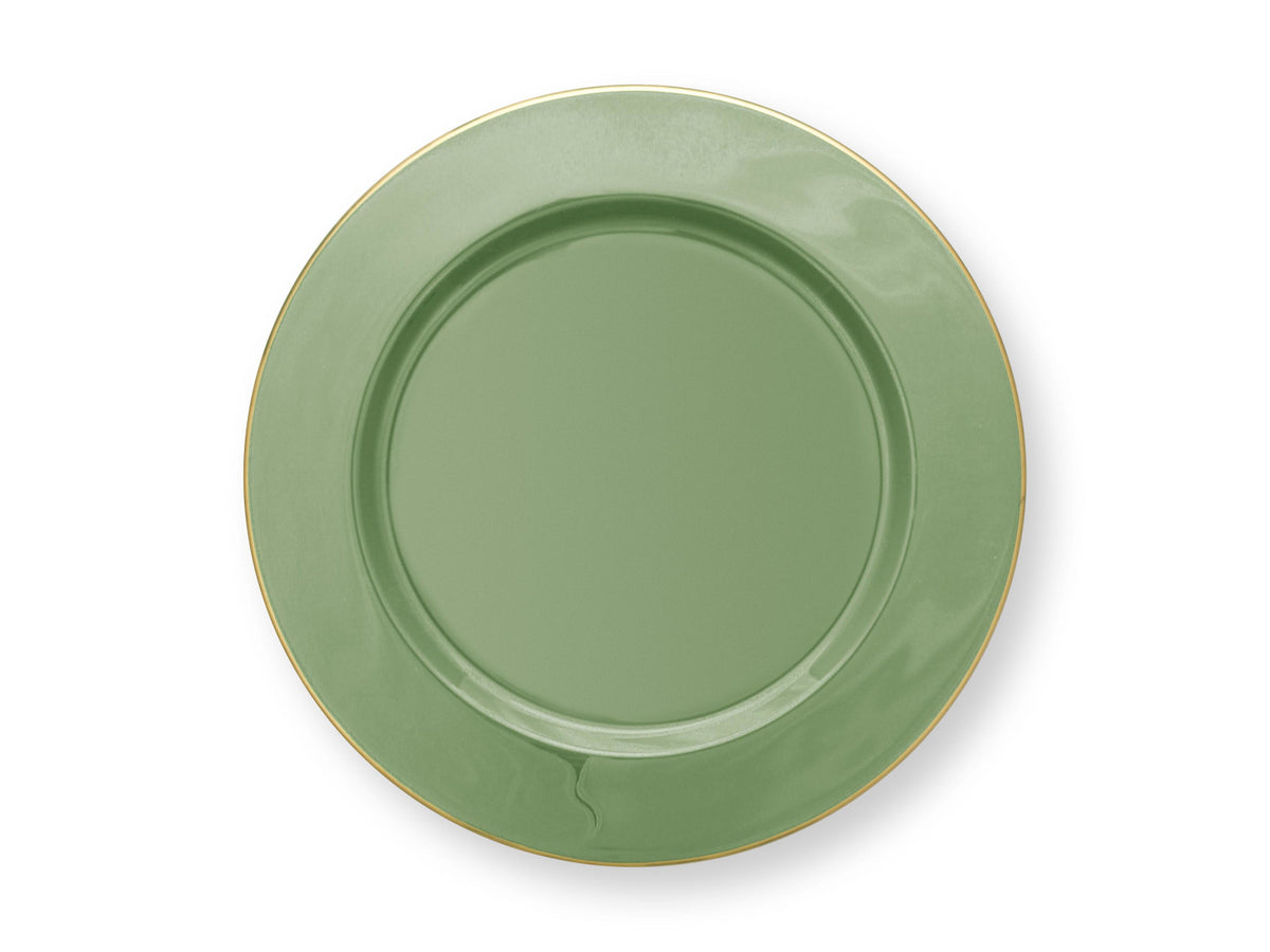 PIP STUDIO Mid Green Tablett Metal 32cm Freisteller 1