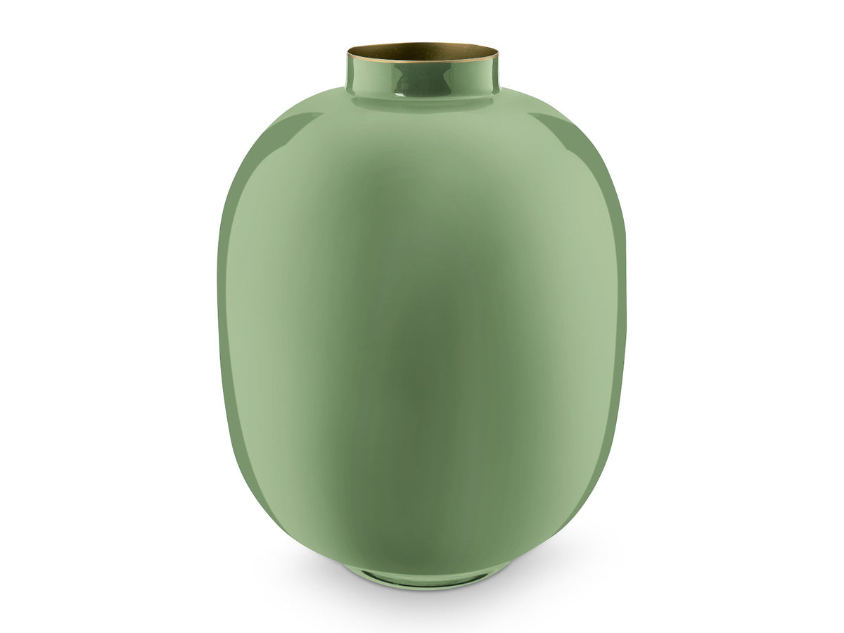 PIP STUDIO Vase Glass Soft Green 32cm Freisteller 1