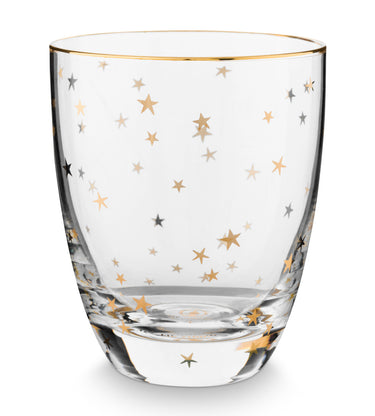 PIP STUDIO Stars Wasserglas gold 0,36l Freisteller