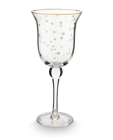 PIP STUDIO Stars Weinglas gold 0,36l Freisteller