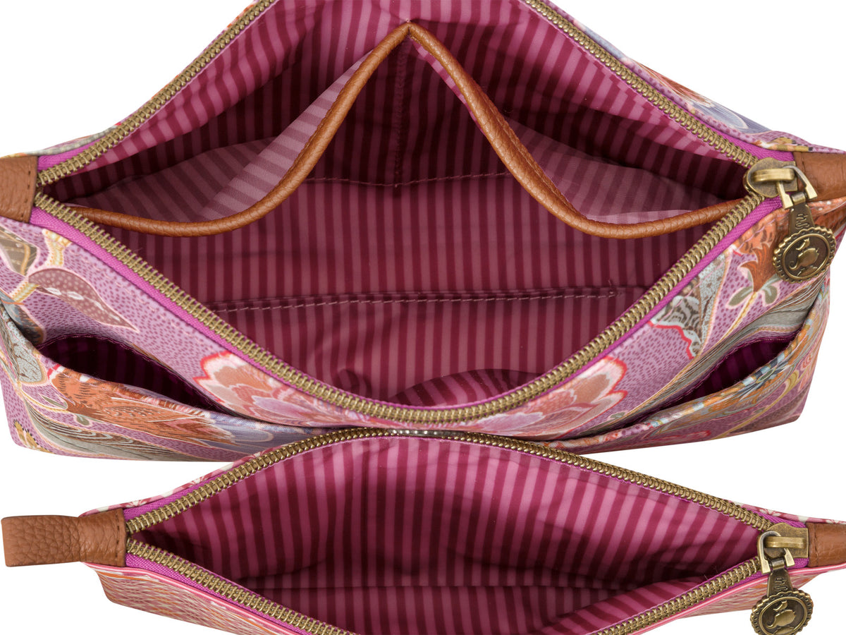 PIP STUDIO Caryn Kosmetiktasche Kombi Matata lila 26x7.5x18cm/22x1x13cm Freisteller 4