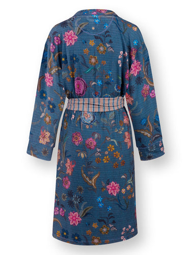 PIP STUDIO Nisha Kimono Flower Blue S Freisteller 1