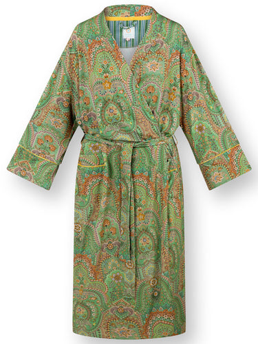 PIP STUDIO Noa Kimono Jabali Green XXL Freisteller 1