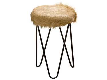Boltze Fur Hocker 49 cm Freisteller