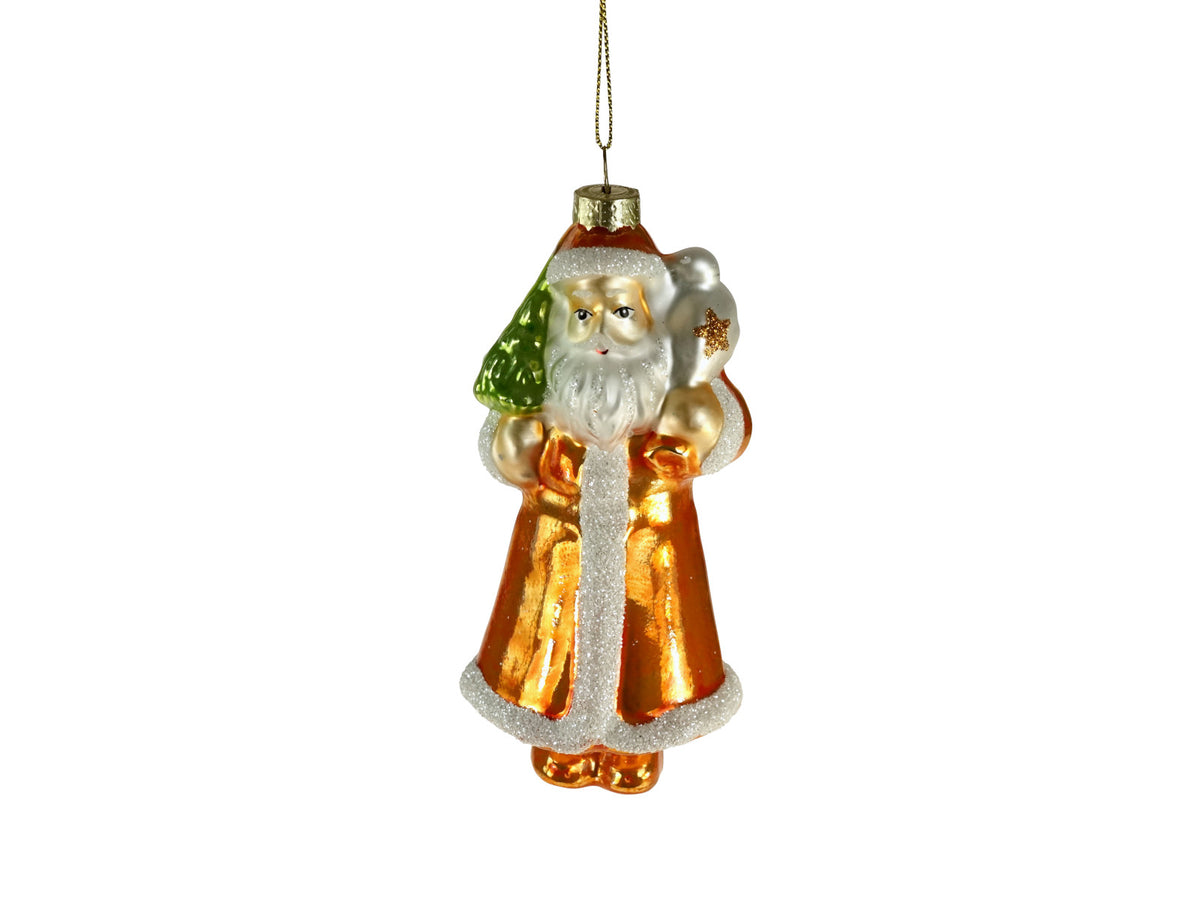 Werner Voß Santa Glashänger orange 13cm Freisteller