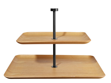 ASA Selection wood Etagere 2-stufig rechteckig