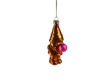 Werner Voß Bob van Bubbles Glashänger orange 10cm Freisteller