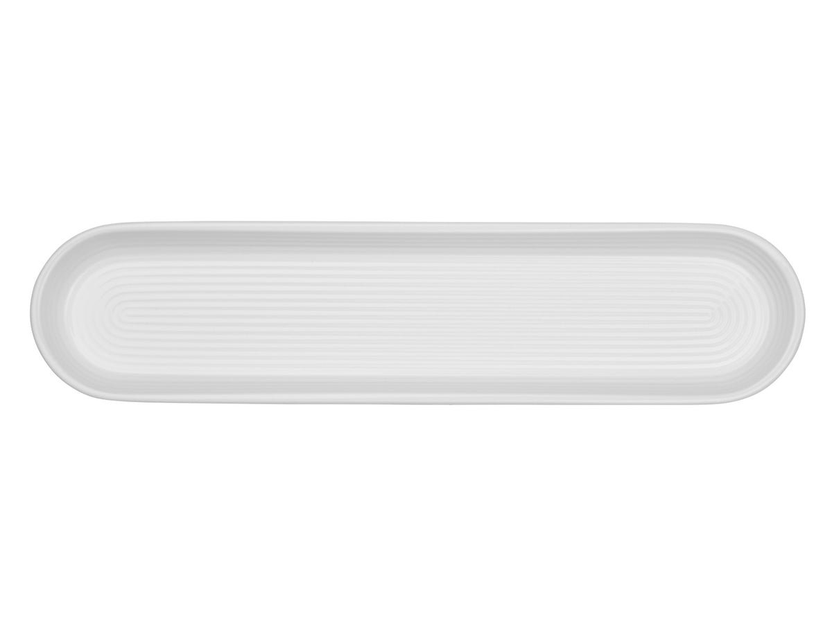ASA kitchen'art Baguetteschale weiß 40,5x9,5x3cm Freisteller 1