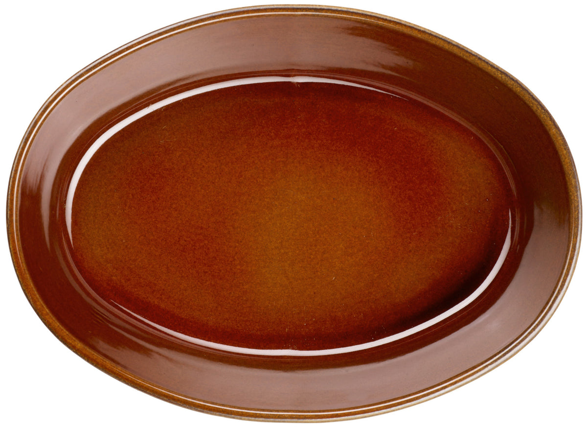 ASA kitchen'art Auflaufform oval brown 20cm Freisteller