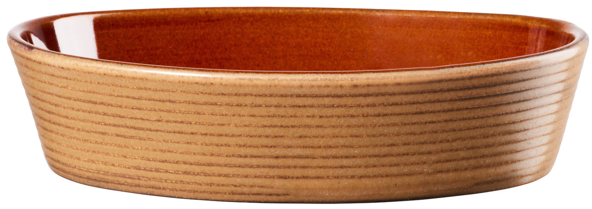 ASA kitchen'art Auflaufform oval brown 20cm Freisteller