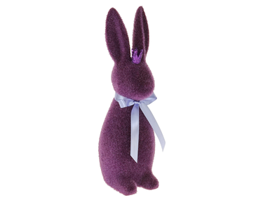 Werner Voß Hase mit Krone lila 10,5x9x29 cm