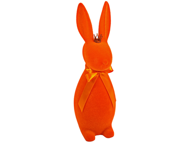 Werner Voß Hase mit Krone orange 22x20x69 cm