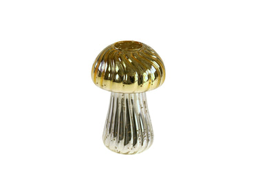 Werner Voß Pilzvase gold 8,5x13cm Freisteller