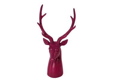 Werner Voß Hirschbüste magenta 48,5cm Freisteller