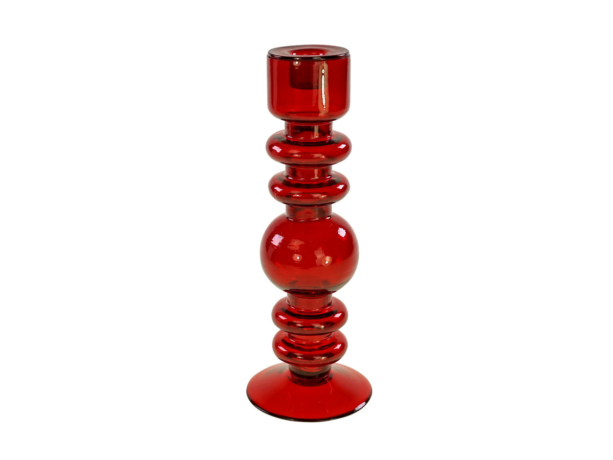 Werner Voß Como Kerzenleuchter rot 25cm Freisteller