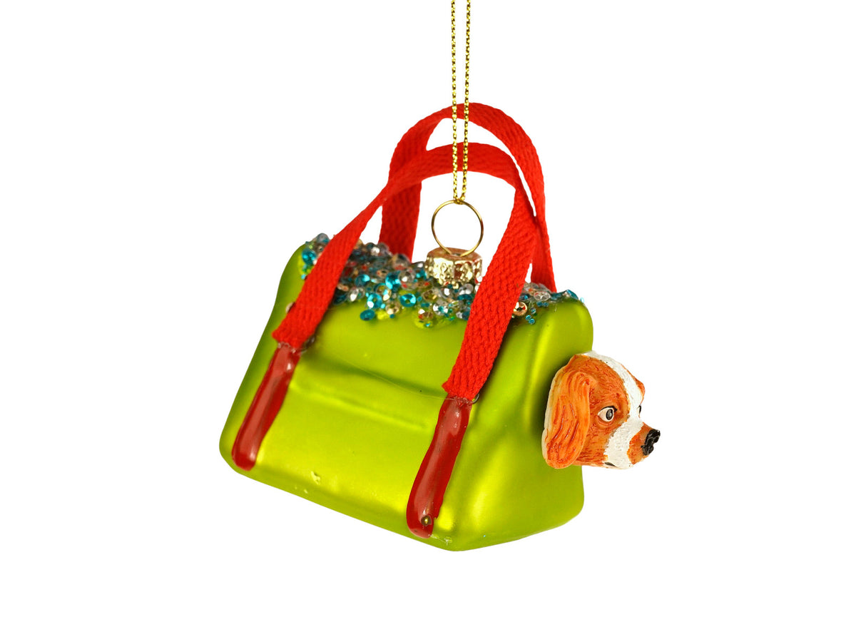 Werner Voß Doggy Bag Glashänger grün 9x6cm Freisteller