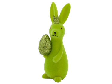Werner Voß Hase mit Ei grün 10x7x21 cm