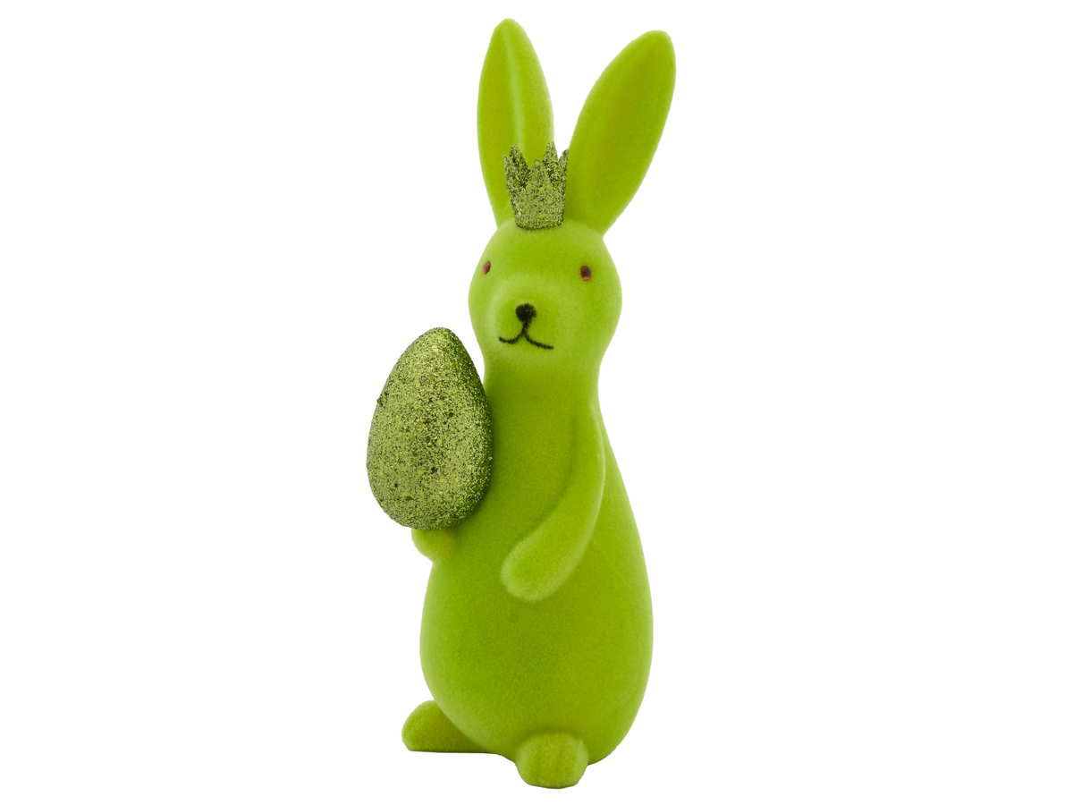 Werner Voß Hase mit Ei grün 10x7x21 cm