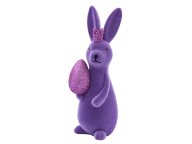 Werner Voß Hase mit Ei lila 10x7x21 cm