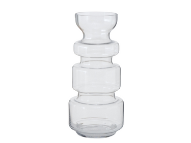 Boltze Brooke Vase klar 36 cm Freisteller