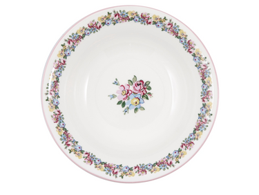 Greengate Ellie Salatbowl white 26,5 cm Freisteller