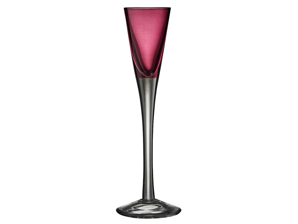 Lyngby Schnappsglas Glas bunt Set6 Freisteller 7