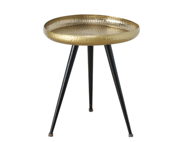 Boltze Shinah Tisch Eisen gold 43 cm Freisteller