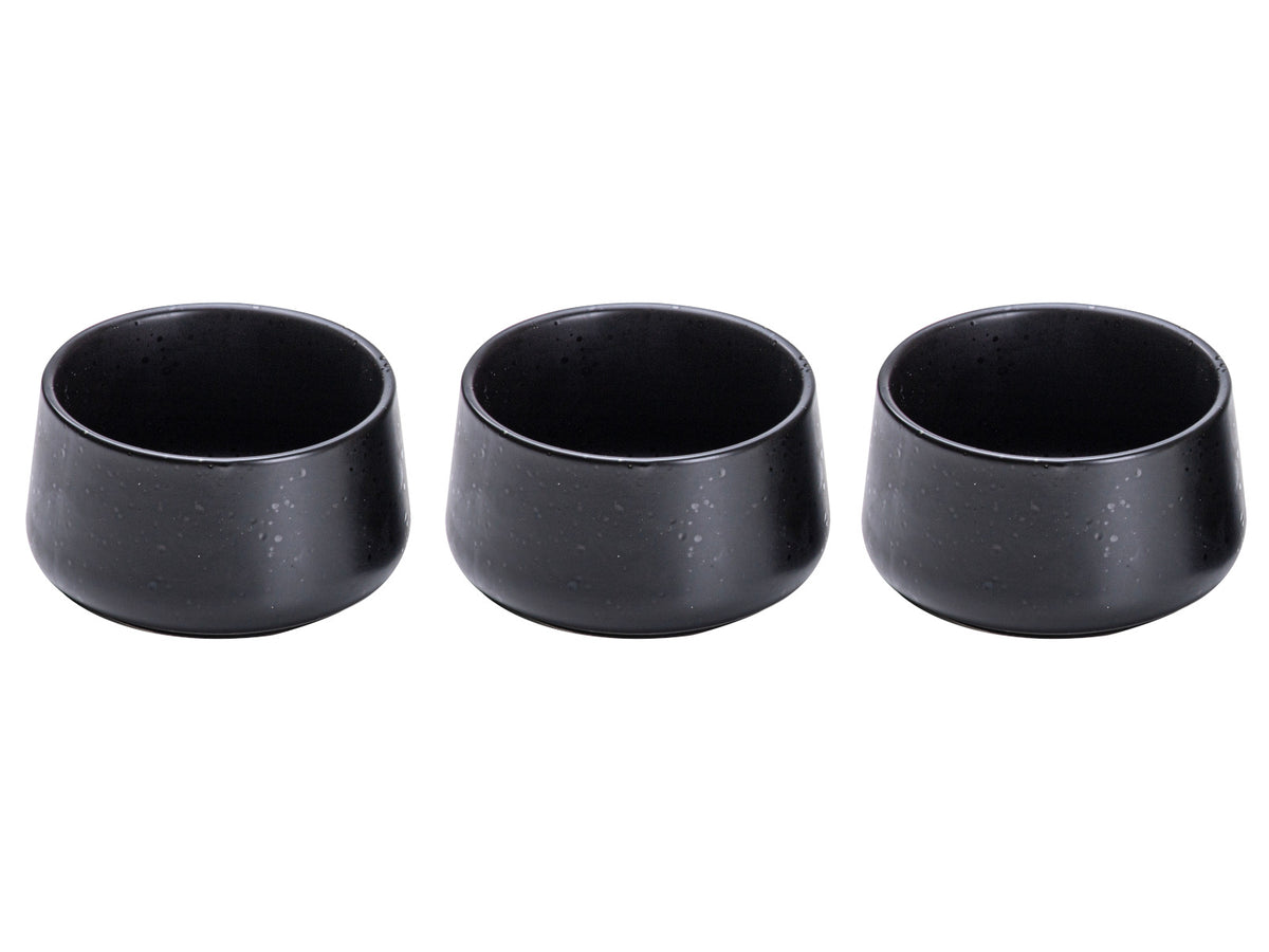Ladelle ELEMENTS Schalenset mittel onyx Set3 Freisteller1