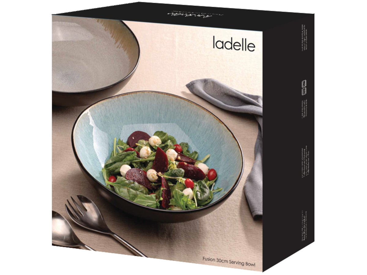 ladelle Fusion mokka Servierschale 30cm Freisteller2