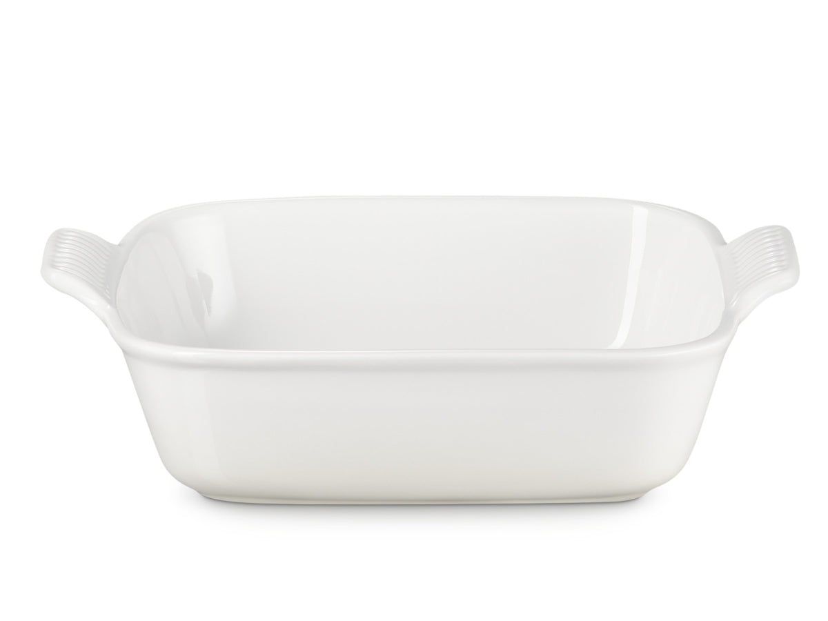 Le Creuset Auflaufform Tradition quadratisch meringue 23cm Freisteller 1