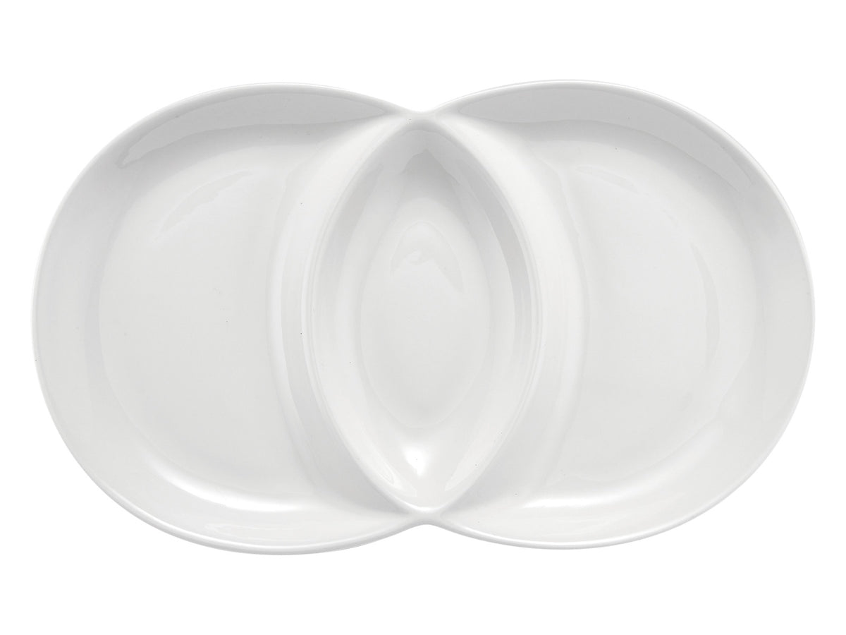 ladelle Alto Serve & Share Servierteller loopförmig weiß 43cm Freisteller 1