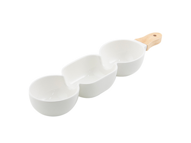 ladelle Serve & Share Servier-Stick weiß 3tlg Freisteller 1
