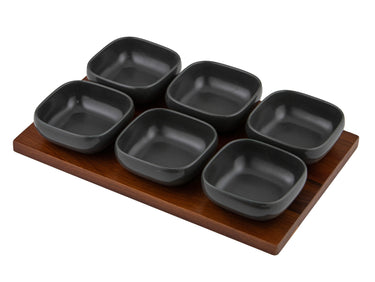 ladelle ESSENTIALS Schalenset anthrazit 7tlg Freisteller 1
